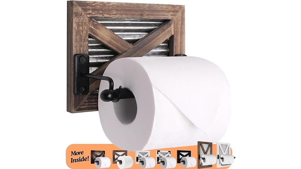 rustic farmhouse toilet paper holder