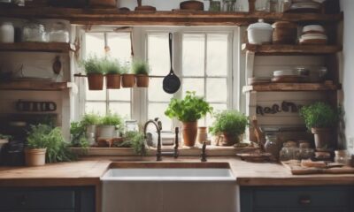 rustic inviting farmhouse kitchen