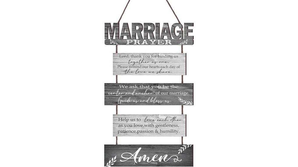 rustic wedding sign gift