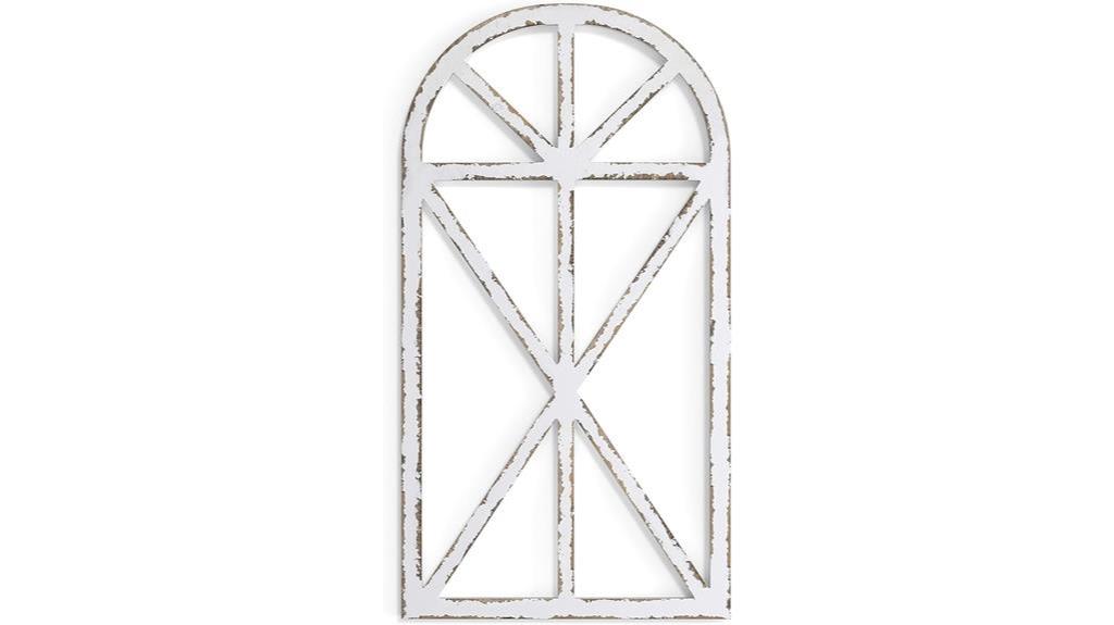 rustic window frame decor