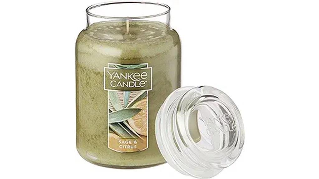 sage and citrus candle