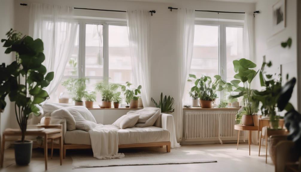 scandinavian small apartment oasis