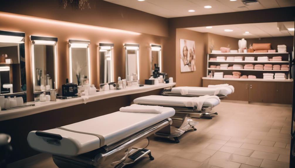 selecting a clean salon