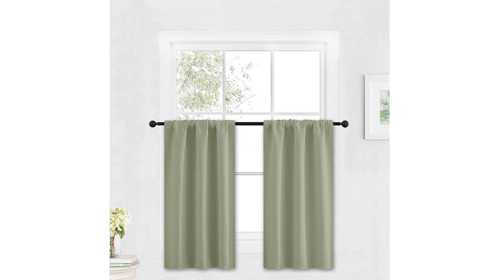 small blackout curtains set