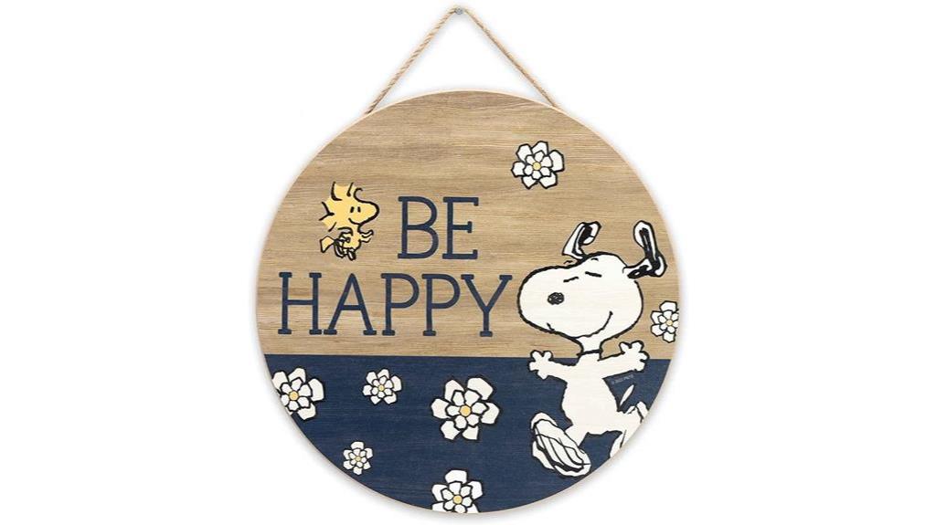 snoopy be happy decor