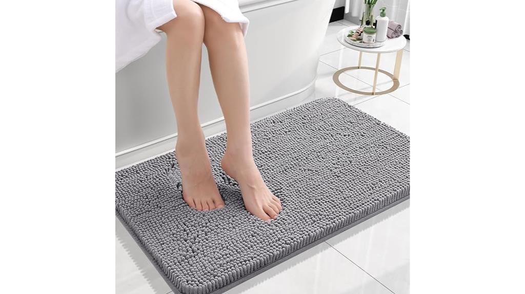 soft chenille bath rug