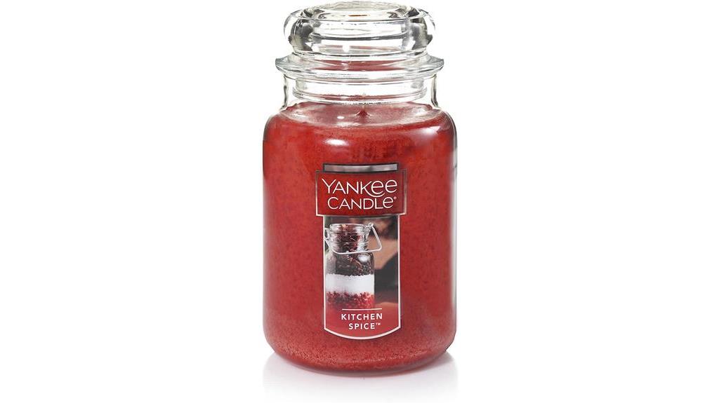 spicy scented candle delight