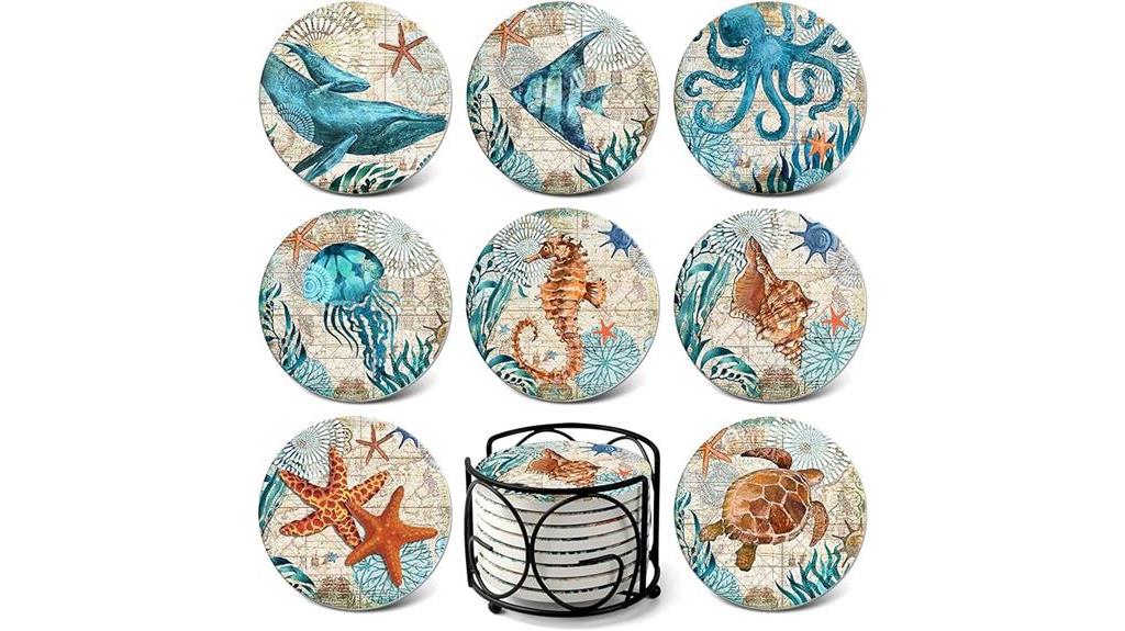 stone coasters for ocean