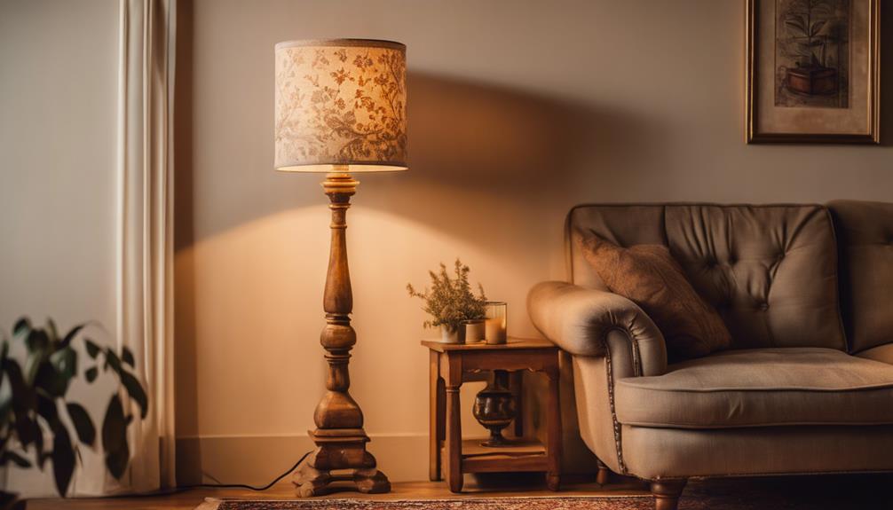 stylish farmhouse floor lamp