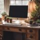 stylish farmhouse office desks