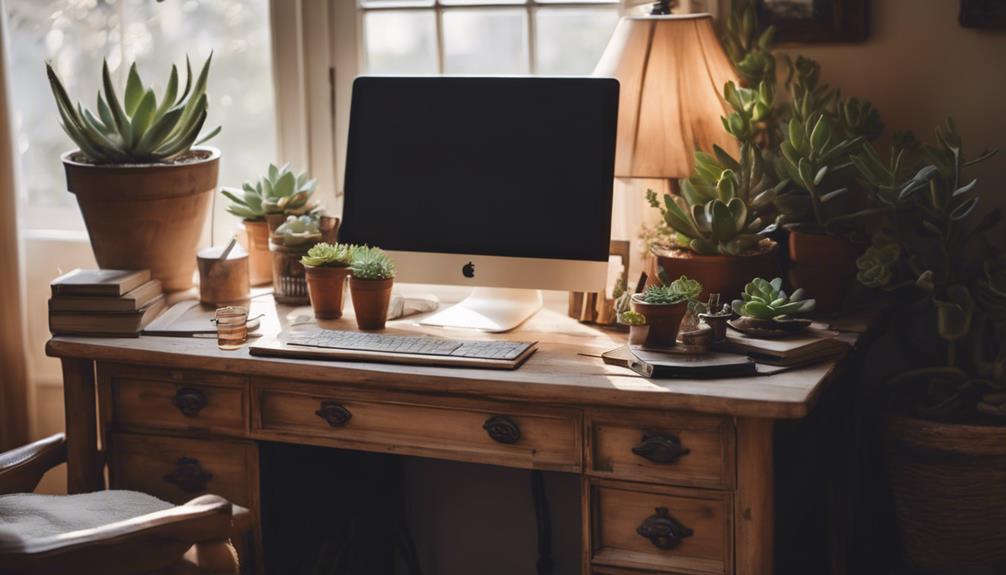 stylish farmhouse office desks