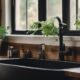 stylish functional black sinks