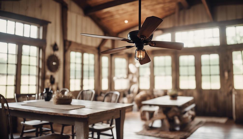 stylish functional farmhouse fan