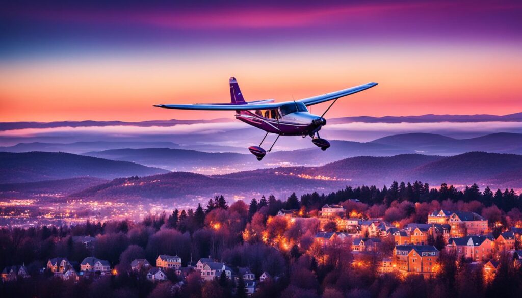 summer evening flights