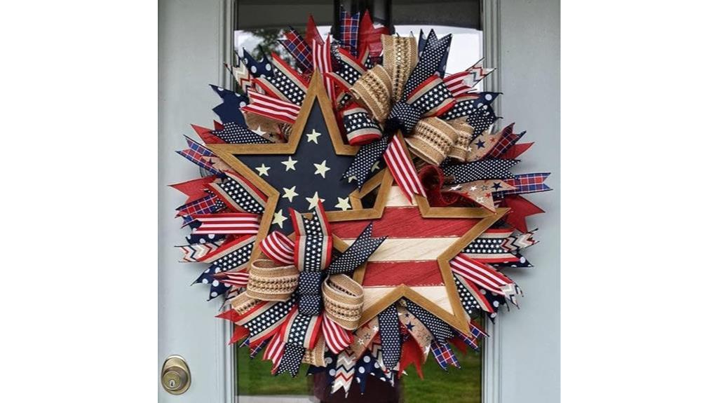 summer patriotic front door