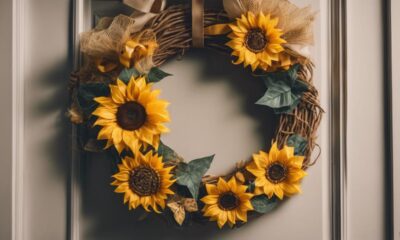 sunflower home decor tutorial