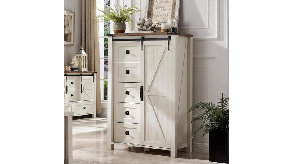 t4tream five drawer dresser