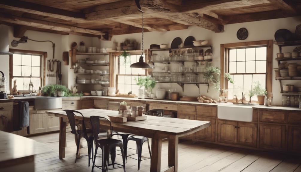 timeless rustic farmhouse kitchen