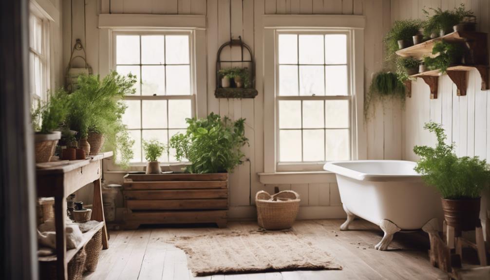 transform rustic bathroom retreat