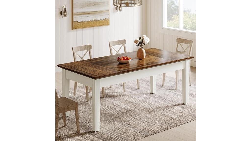 tribesigns 62 inch dining table