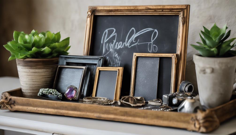 upcycling old picture frames