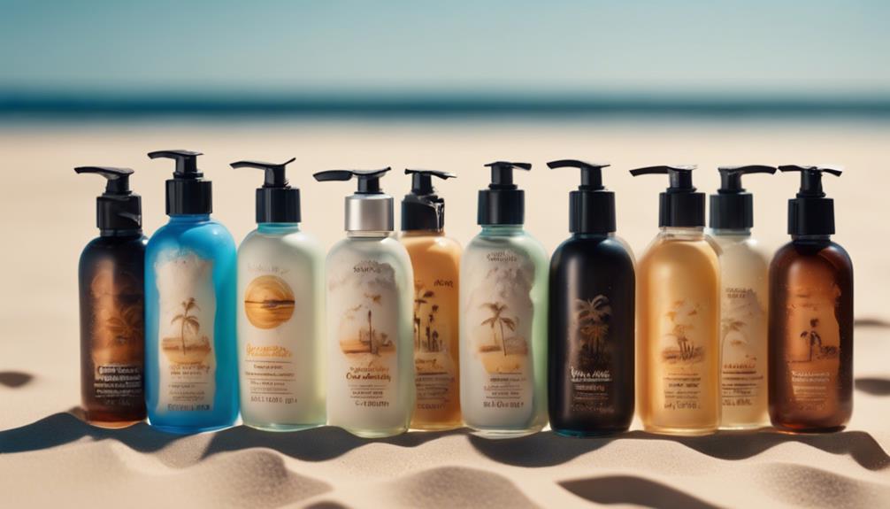 various tanning lotion types