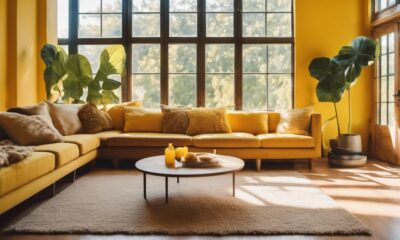 vibrant yellow decor ideas