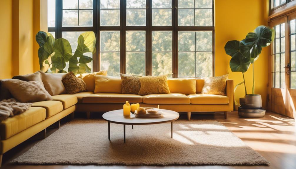 vibrant yellow decor ideas