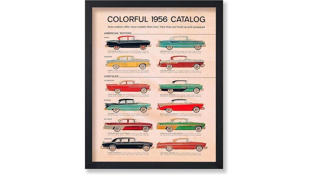 vintage american car catalog