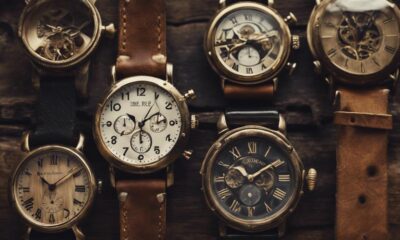 vintage and modern watches