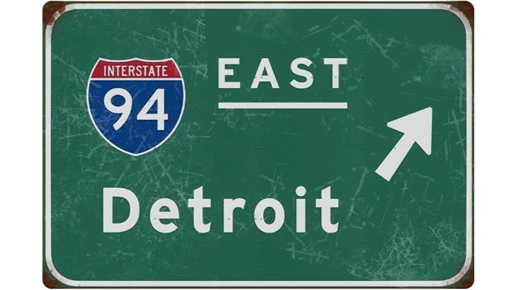 vintage east detroit sign