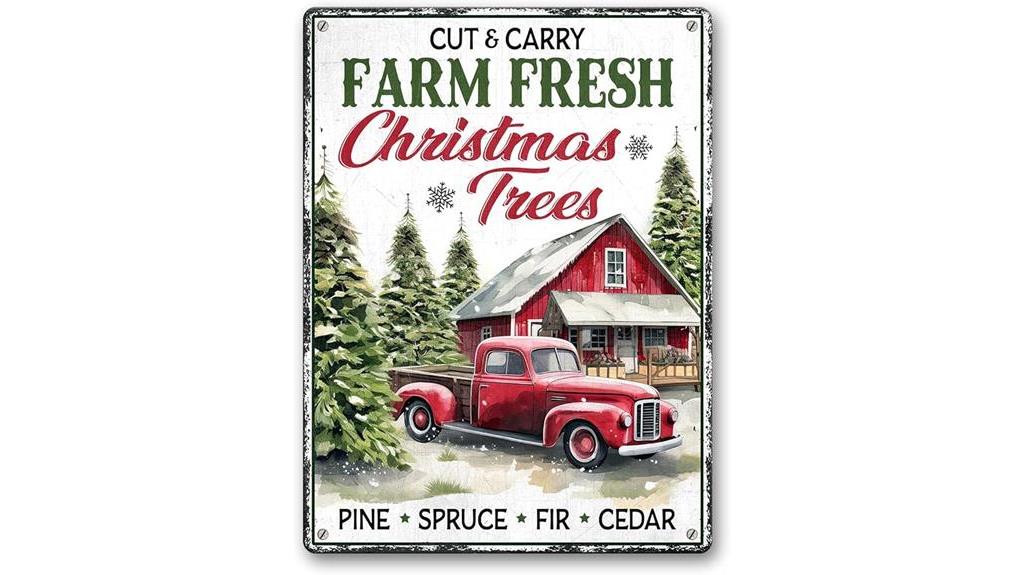 vintage farm fresh christmas