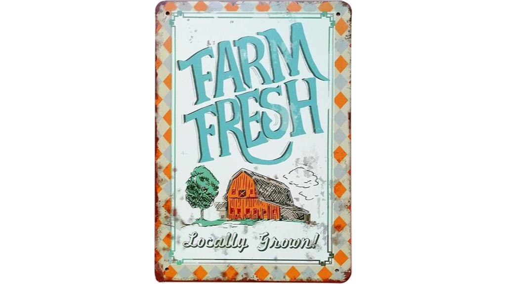 vintage farm fresh sign