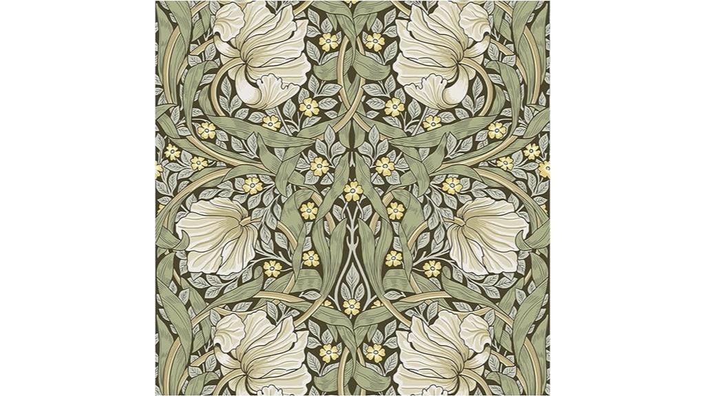 vintage floral wallpaper design