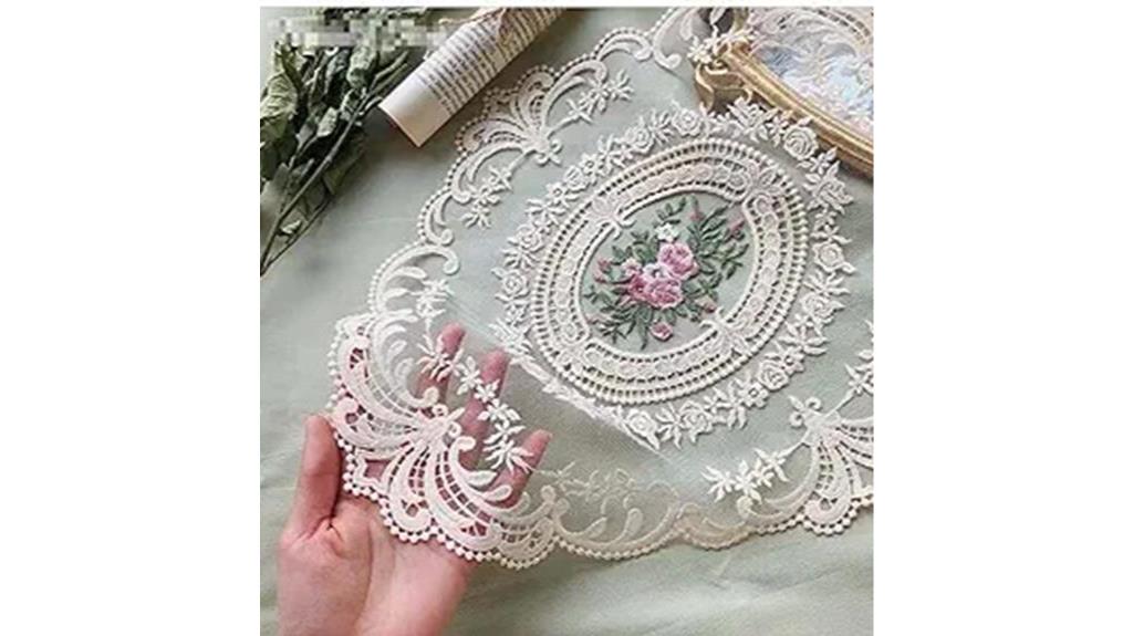 vintage lace placemats set