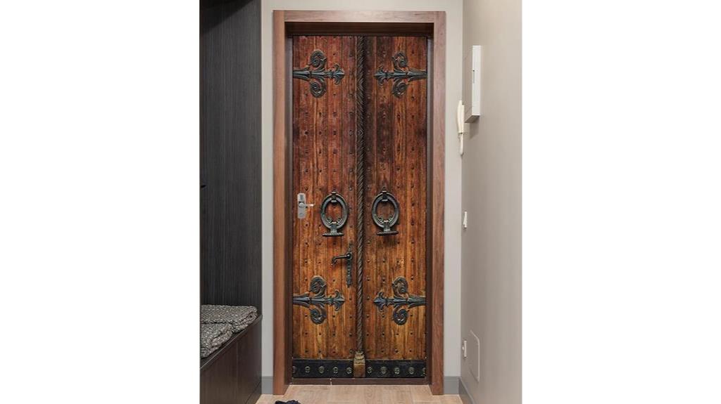 vintage style door decor