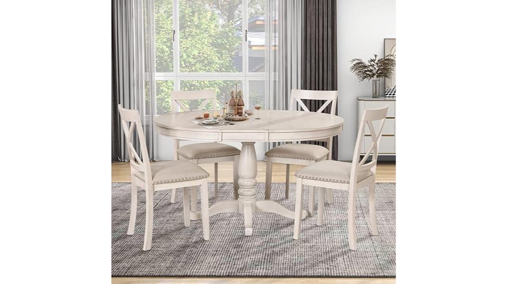 voohek dining set for four