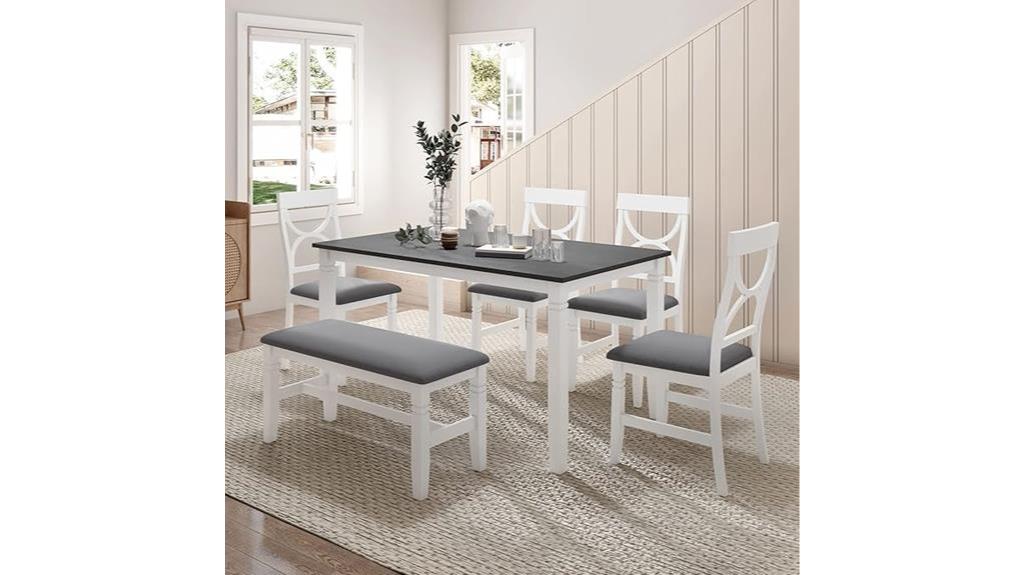 wood dining table set