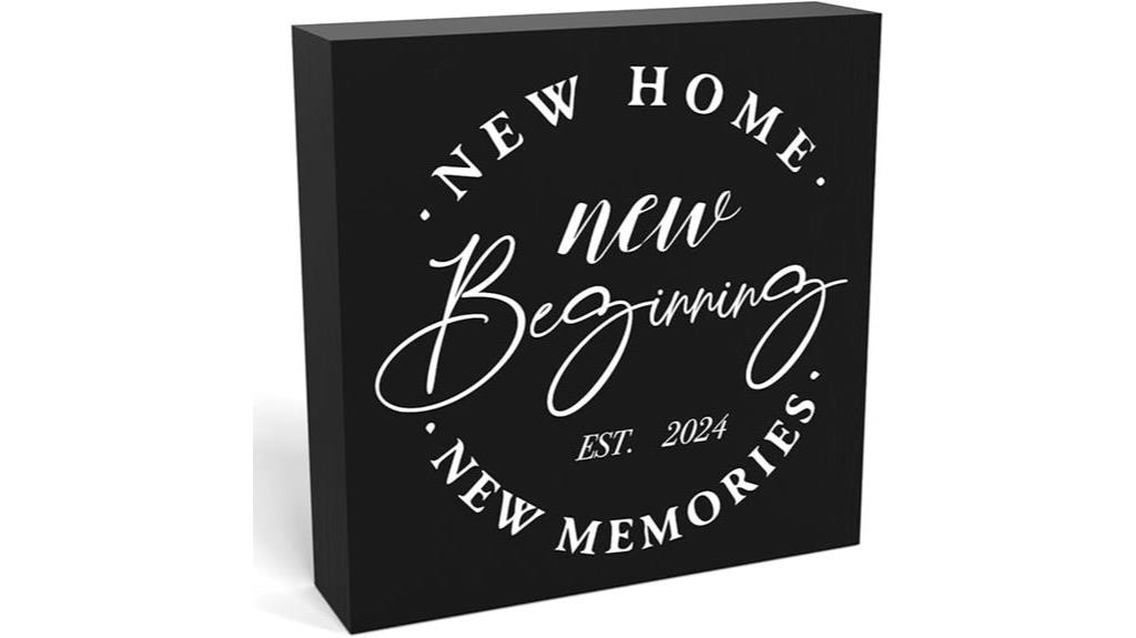 wooden housewarming gift box