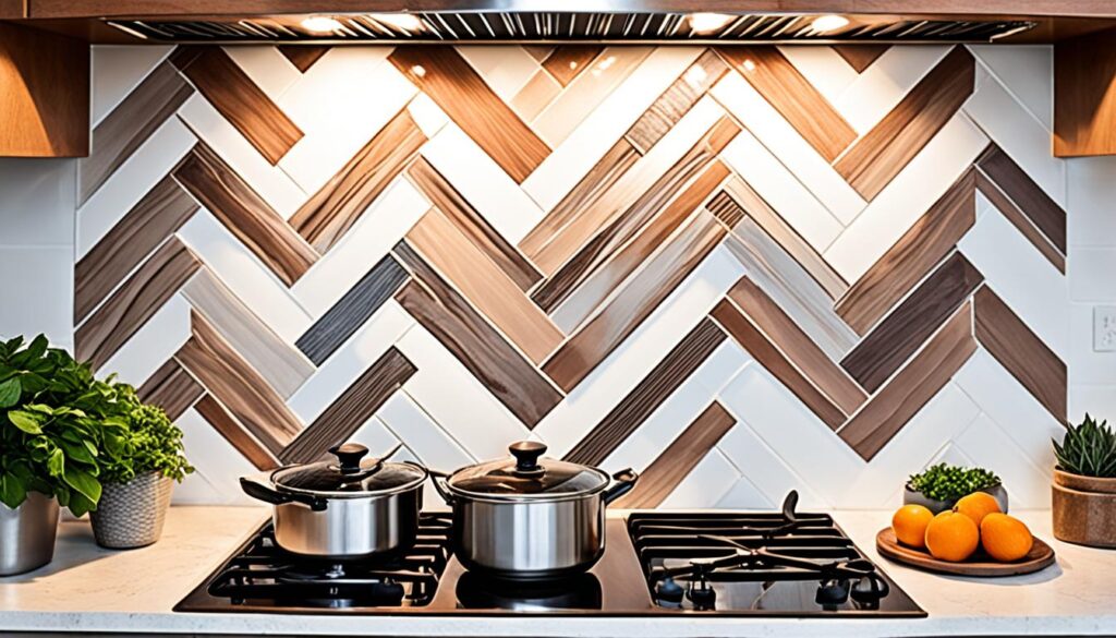 DIY backsplash