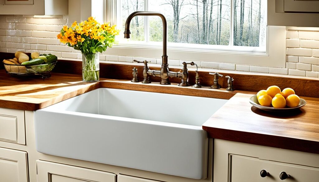 Farmhouse sink styles and configurations