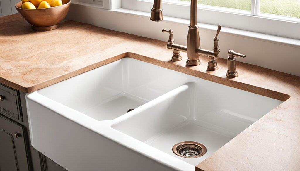 farmhouse sink materials