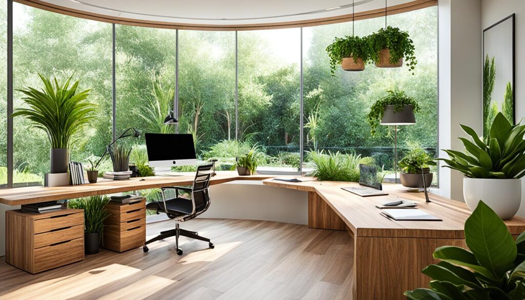 nature in home office