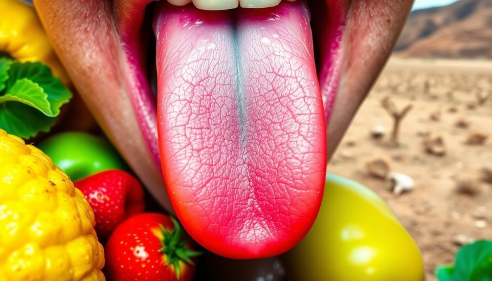 dehydration reduces taste sensitivity