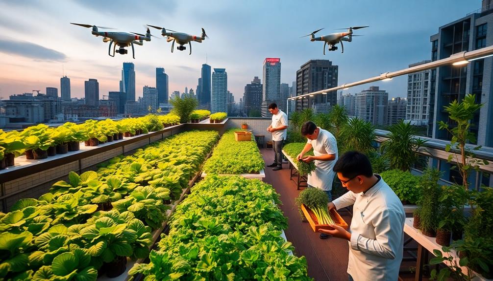 urban farming technology integration