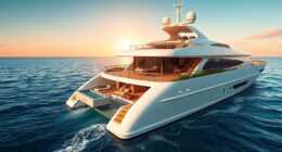 luxurious yacht permanent living