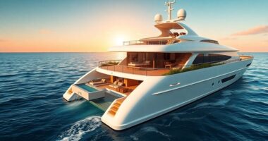 luxurious yacht permanent living