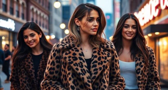 hailey bieber leopard coat