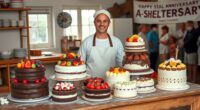baker bakes 1 000 cakes