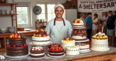 baker bakes 1 000 cakes